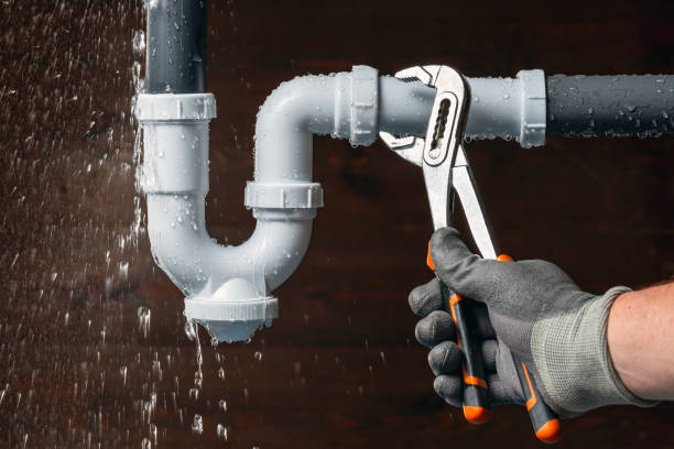 Professional Drain Cleaning technician working in Wallace, NC